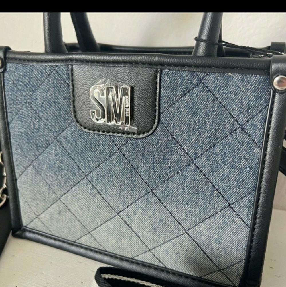Steve madden denim tote - Picture 2 of 9